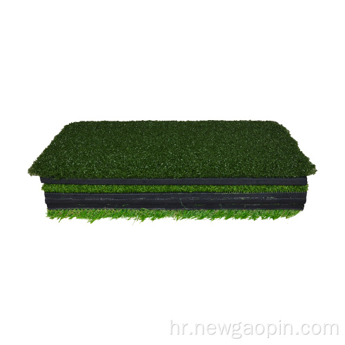 Unutarnja sklopiva trava za golf od trave od gume s gumenom podlogom